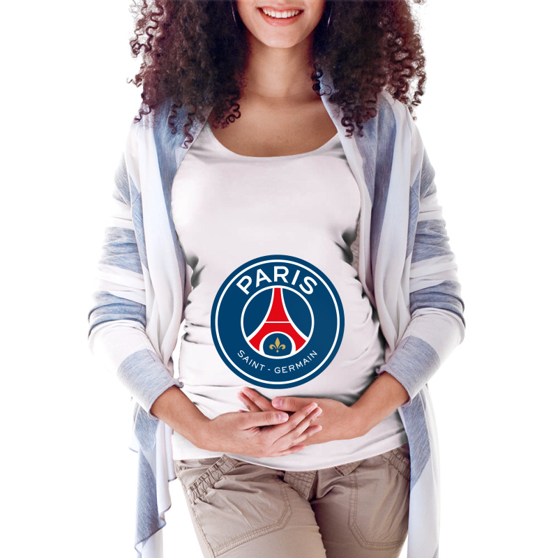 *paris Saint Germain Maternity Scoop Neck T-shirt by jun store | Artistshot