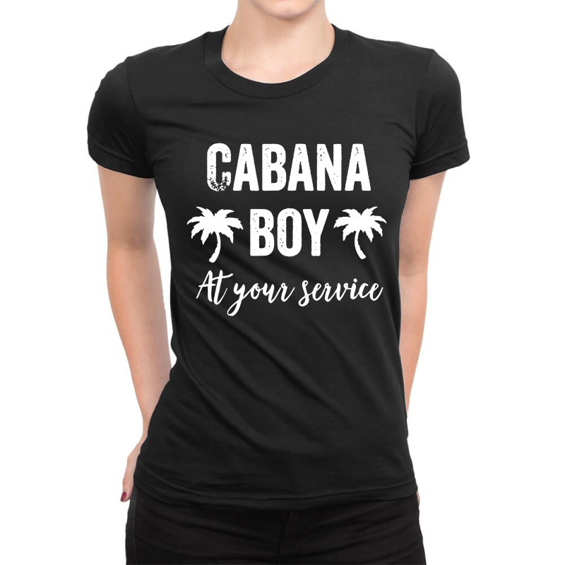 Cabana Boy At Your Service Ladies Fitted T-Shirt by Kompol | Artistshot