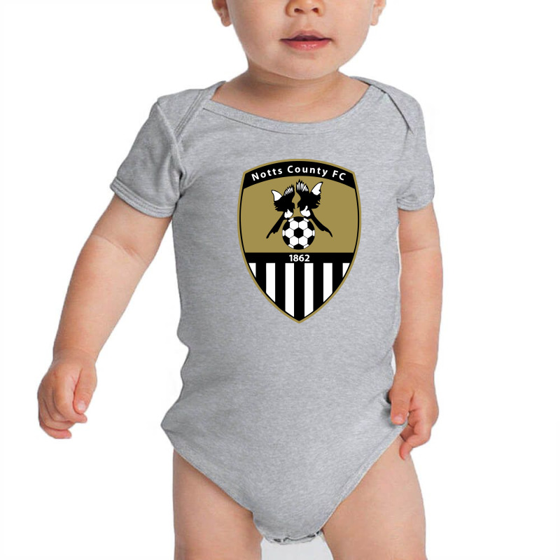 Notts County Fc Baby Bodysuit by marcelianely | Artistshot