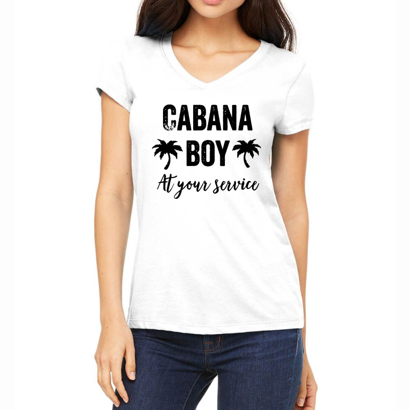 Cabana Boy  At Your Service Women's V-Neck T-Shirt by Kompol | Artistshot