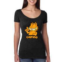 Garfield Funny Women's Triblend Scoop T-shirt | Artistshot