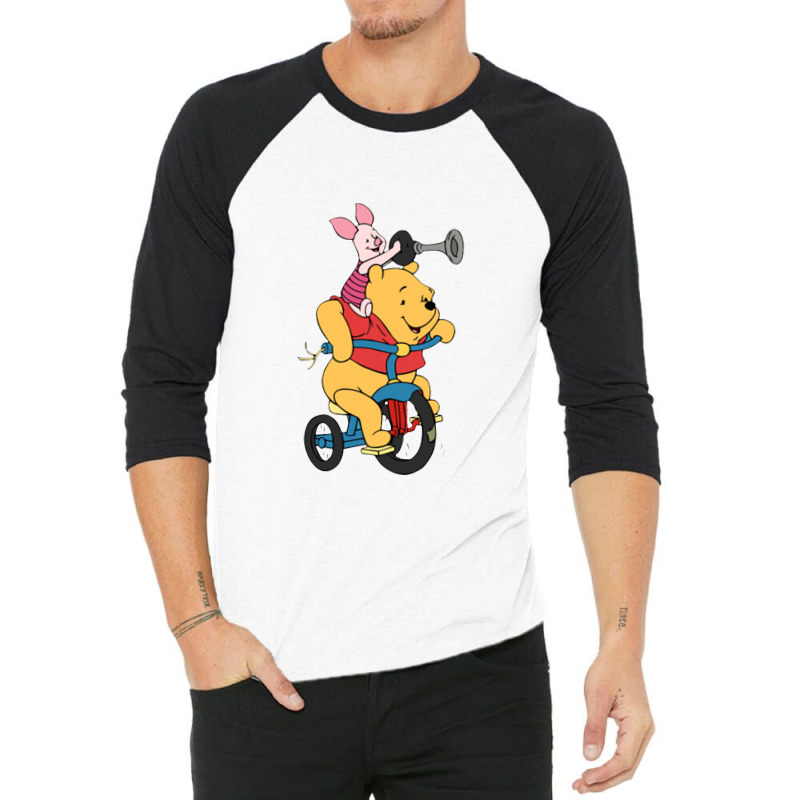 Tigger,eeyore,piglet 3/4 Sleeve Shirt | Artistshot