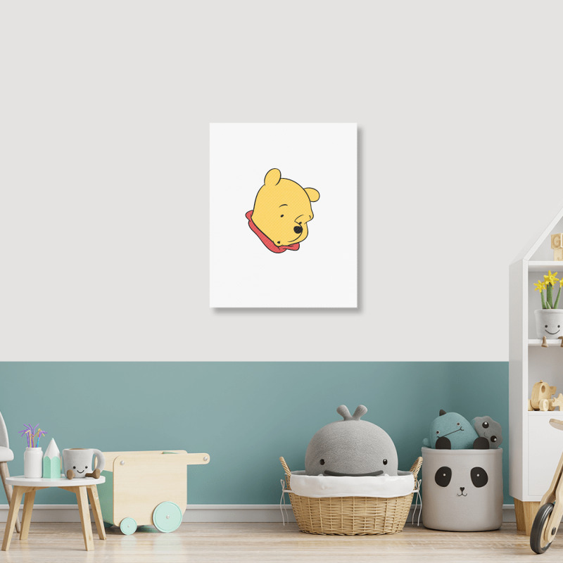 Tigger,eeyore,piglet,piglet With Honey Portrait Canvas Print | Artistshot