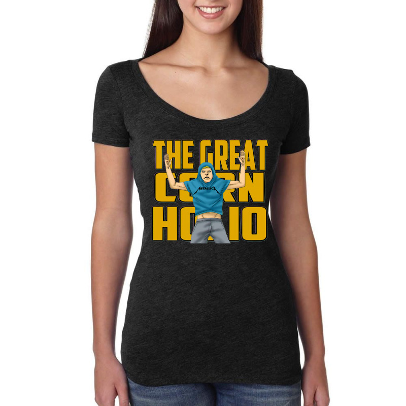 Retro Cartoon  Butthead Mens Best Women's Triblend Scoop T-shirt by Artist-Calvin | Artistshot