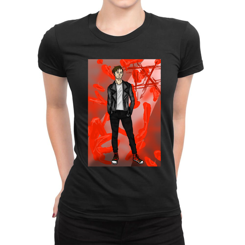 Gifts Idea Basic Chaplin For Men Women Ladies Fitted T-Shirt by ArtistDanna | Artistshot