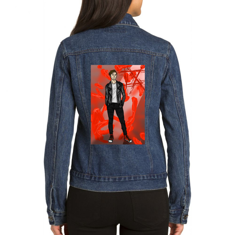 Gifts Idea Basic Chaplin For Men Women Ladies Denim Jacket by ArtistDanna | Artistshot