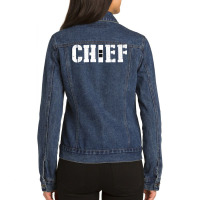 Chief Warrant Officer 2 Premium T Shirt Ladies Denim Jacket | Artistshot