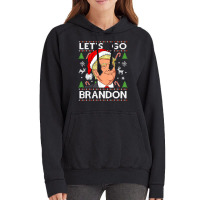 Funny Let's Go Brandon Trump Ugly Christmas Sweater Vintage Vintage Hoodie | Artistshot