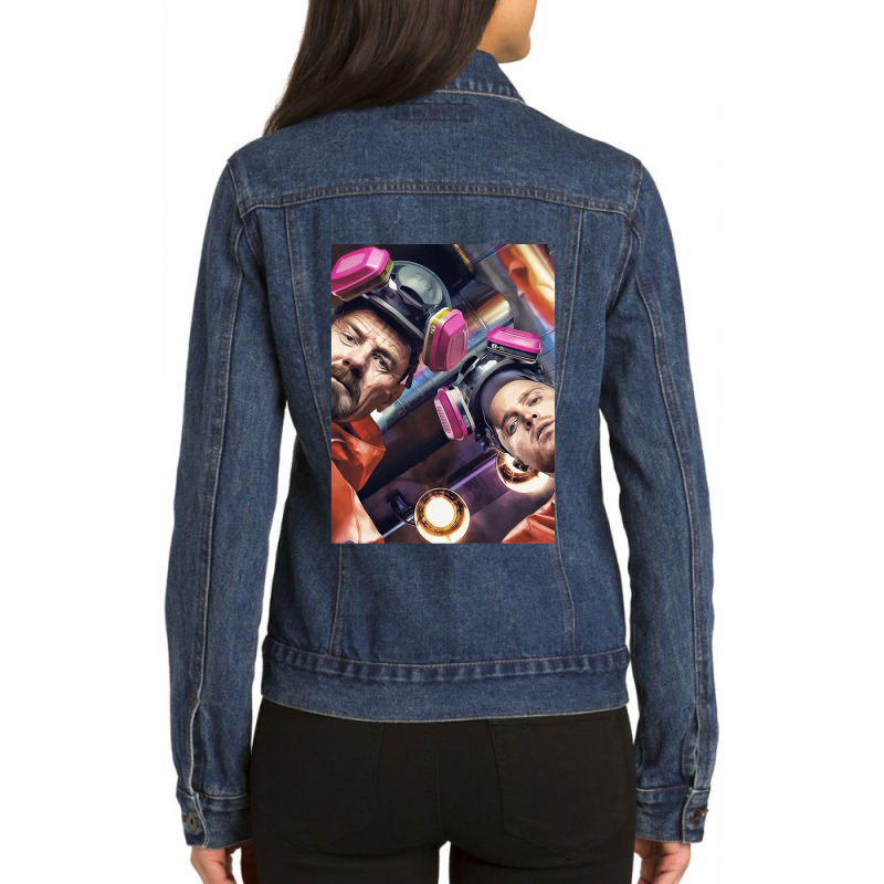 Retro Vintage  Tv Series Day Gift Ladies Denim Jacket by Artist-Heather | Artistshot