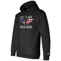 Let´s Go Brandon American Flag Us An.gel Wings Champion Hoodie | Artistshot