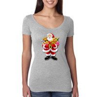 Santa Claus Sends Gifts Women's Triblend Scoop T-shirt | Artistshot