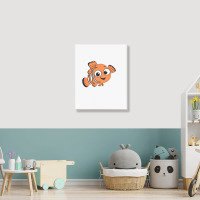 Finding Nemo Portrait Canvas Print | Artistshot