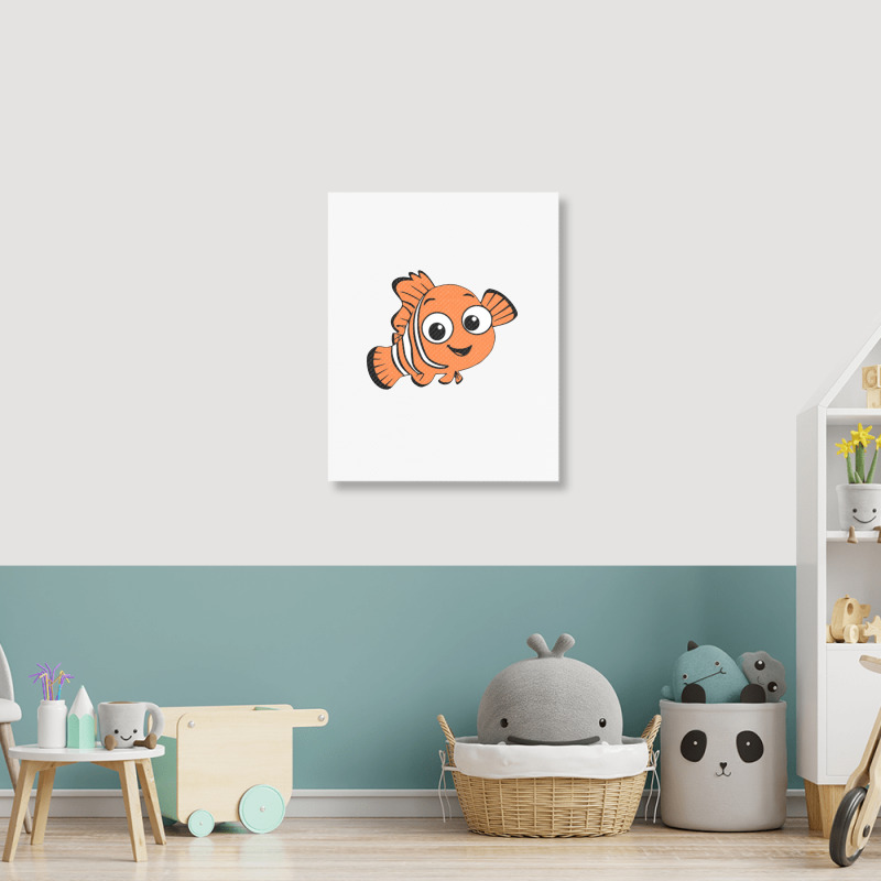 Finding Nemo Portrait Canvas Print | Artistshot