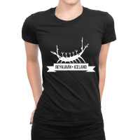 Vintage Reykjavik Iceland Ladies Fitted T-shirt | Artistshot