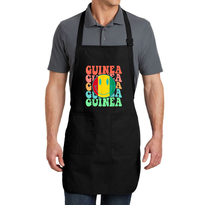 Retro Guinea Guinean Flag Mens Womens Kids T Shirt Full-length Apron | Artistshot