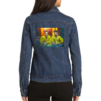 Graphic Picture Adam Gontier Day Gift Ladies Denim Jacket | Artistshot