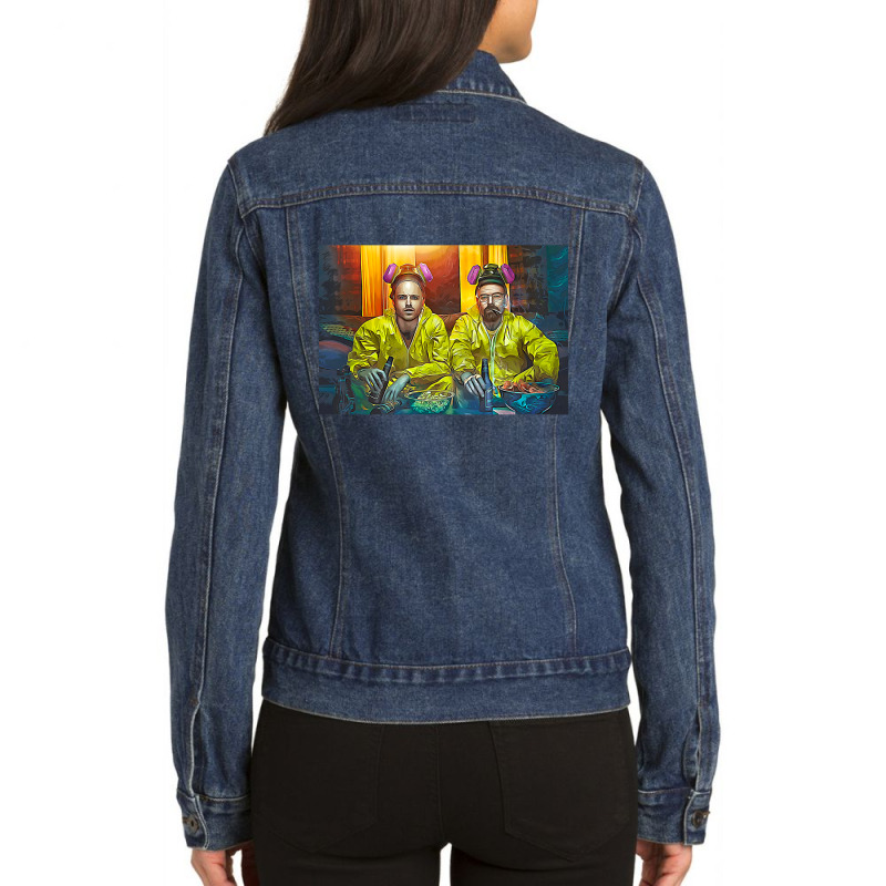 Graphic Picture Adam Gontier Day Gift Ladies Denim Jacket by ArtistTomas | Artistshot