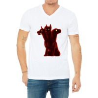 Cerberus Anime Upgrade V-neck Tee | Artistshot