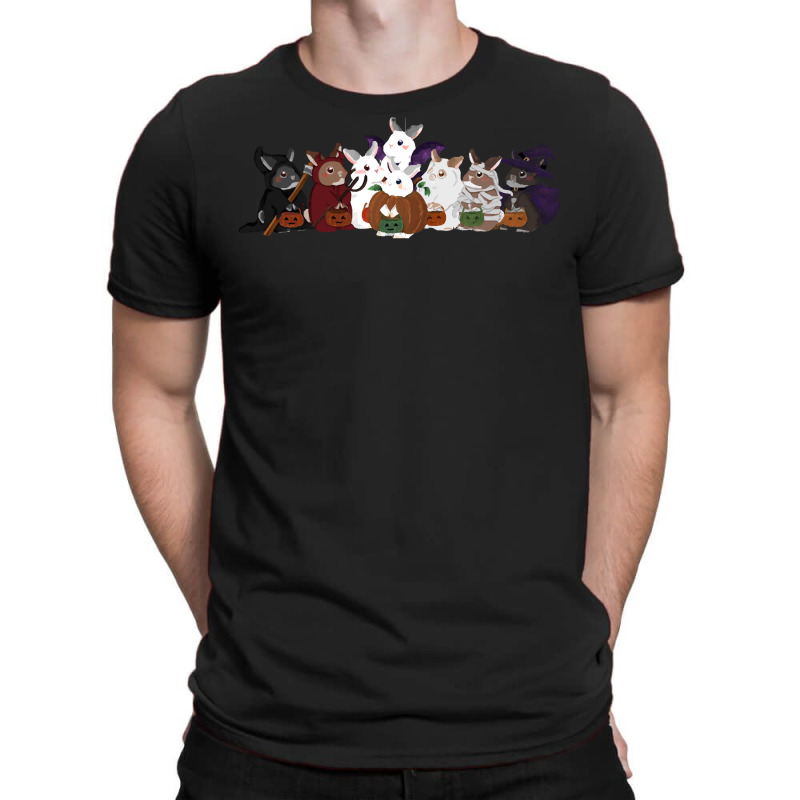 Halloween Costume Gift T  Shirt Rabbit Halloween Horizontal Design T-shirt | Artistshot