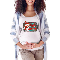 Hello Winter Baby Snowman Maternity Scoop Neck T-shirt | Artistshot