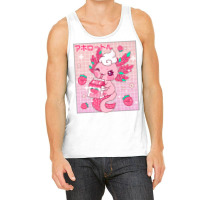 Kawaii Axolotl Strawberry Milk Shake Carton Japanese Anime Premium T S Tank Top | Artistshot