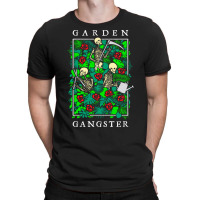 Garden Gangster Skeleton Gardener T  Shirt Garden Gangster Funny Garde T-shirt | Artistshot