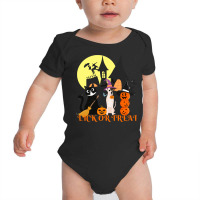 Funny Halloween Gift T  Shirt Lick Or Treat Funny Halloween Cat ,dog A Baby Bodysuit | Artistshot