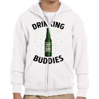 Drinking Buddies Saint Patricks Day For Light Youth Zipper Hoodie | Artistshot