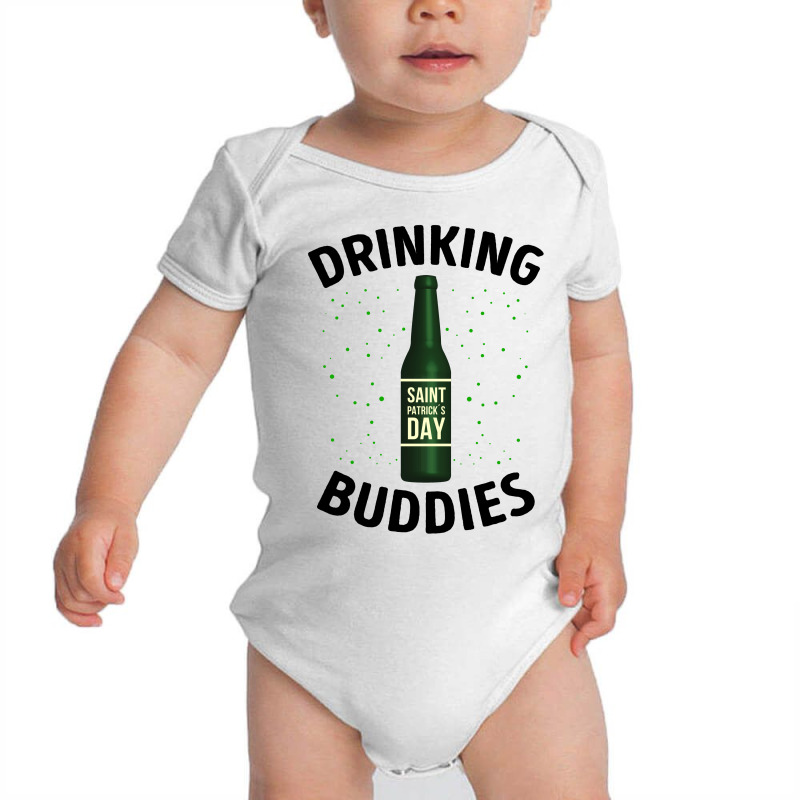 Drinking Buddies Saint Patricks Day For Light Baby Bodysuit by autlu2024 | Artistshot