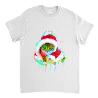 Merry Christmas Cat Classic T-shirt | Artistshot