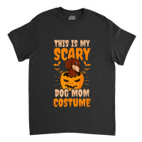 Scary Dog Costume Design Halloween Dog Classic T-shirt | Artistshot