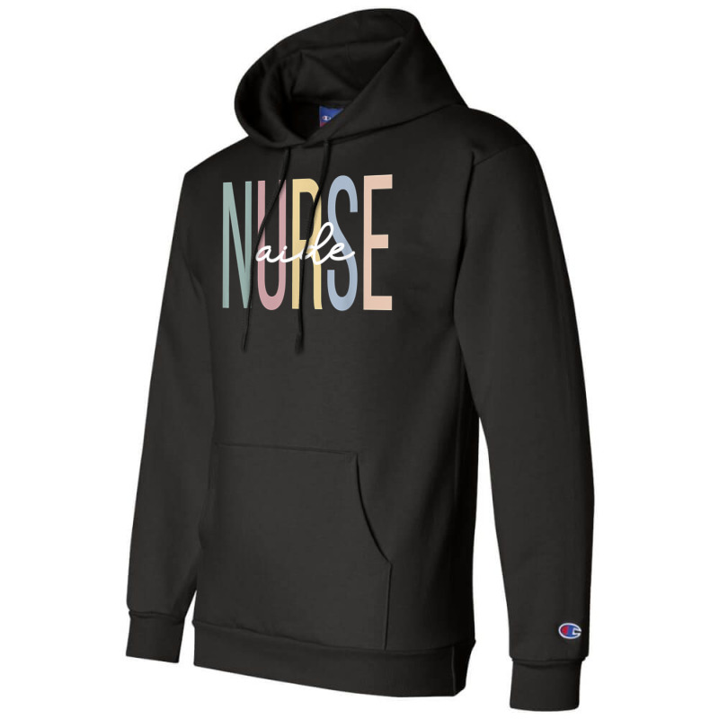 Nurse Aide Boho Nursing Aide T Shirt Champion Hoodie by RosalbaIncorvaia | Artistshot