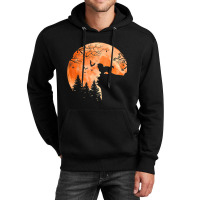 Shih Tzu And Moon Silhouette Dog Lover Halloween Unisex Hoodie | Artistshot