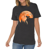 Shih Tzu And Moon Silhouette Dog Lover Halloween Vintage T-shirt | Artistshot