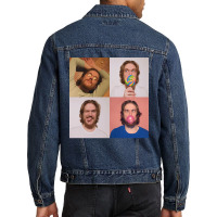 Vintage Classic Cartoon  Actor Arts Characters Men Denim Jacket | Artistshot