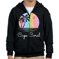 Cape Coral Florida Vacation Beach Island Family Group Gift T Shirt Youth Zipper Hoodie | Artistshot