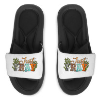 Just Pray With Texas Cactus Slide Sandal | Artistshot