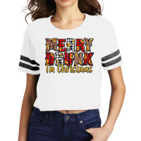 Merry Drunk I'm Christmas Scorecard Crop Tee | Artistshot