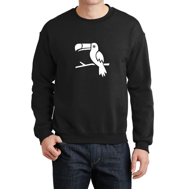 Toucan Banner Crewneck Sweatshirt by kakroshop | Artistshot