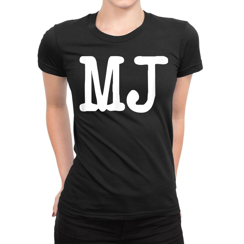 Funny First Name Mj Nickname T Shirt Ladies Fitted T-Shirt by graftmshindeatw | Artistshot