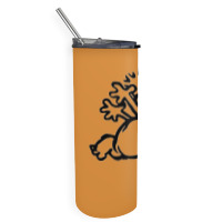 Calvin & Hobbes Comic Running Naked Skinny Tumbler | Artistshot