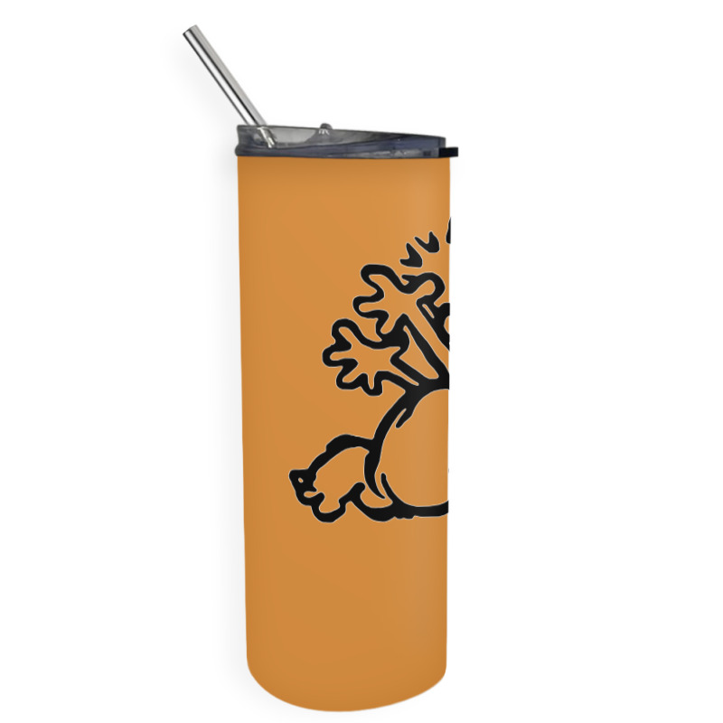 Calvin & Hobbes Comic Running Naked Skinny Tumbler | Artistshot