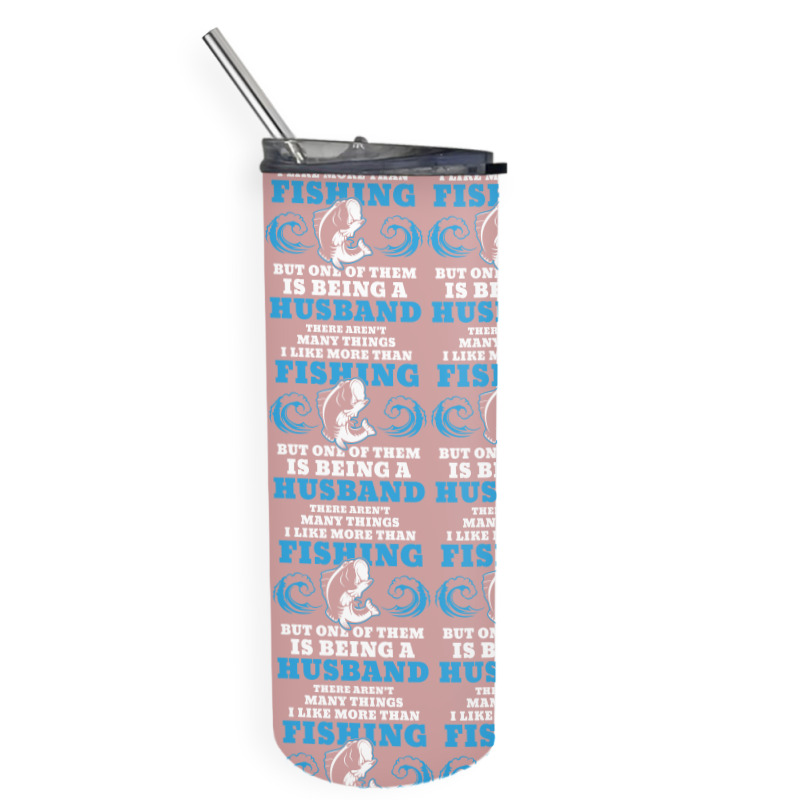 Fishing Husband Skinny Tumbler | Artistshot