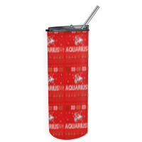 Santa Aquarius Christmas Ugly T Shirts Skinny Tumbler | Artistshot