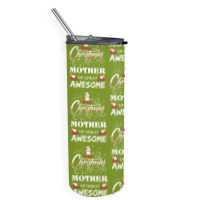 Merry Christmas To Mother Of Great Awesome Skinny Tumbler | Artistshot