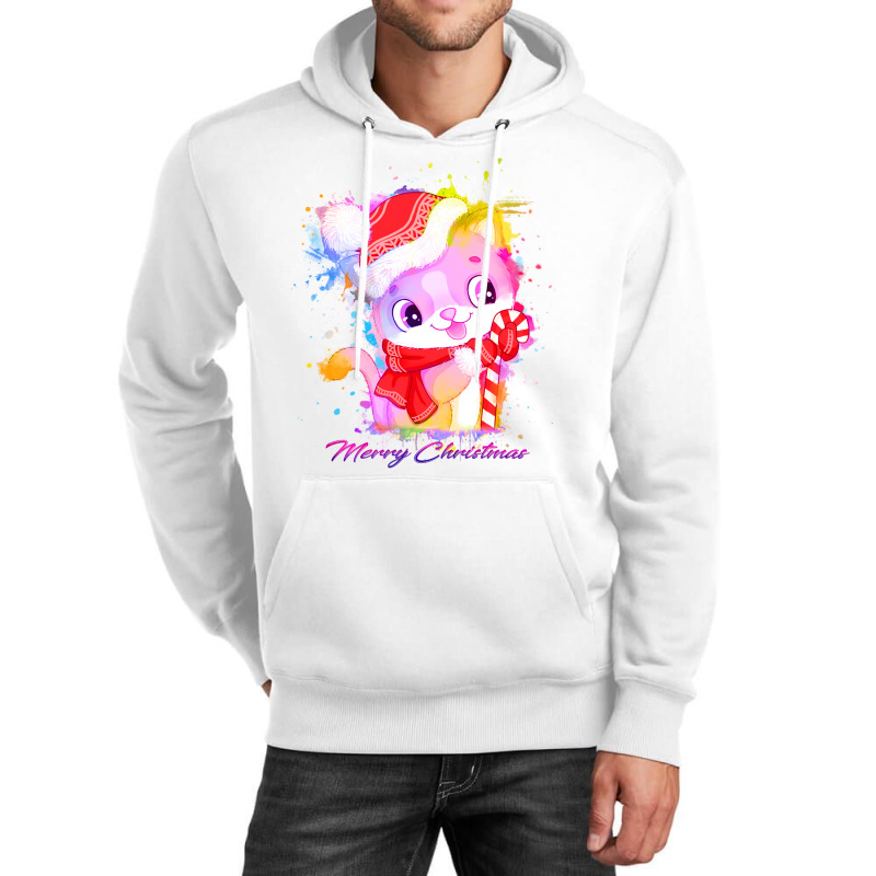 Merry Christmas Cat Unisex Hoodie | Artistshot