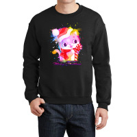 Merry Christmas Cat Crewneck Sweatshirt | Artistshot