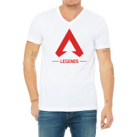 Apex Legends T Shirt Merch Icon Red V-neck Tee | Artistshot