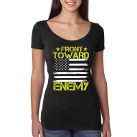 Front Toward Enemy Tee Apparel Women's Triblend Scoop T-shirt | Artistshot