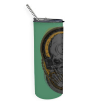 Metal Disk Jockey Skinny Tumbler | Artistshot